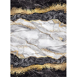 Mani Textile Tapis GOLD, Black