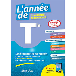 L'année de terminale, spécialités physique chimie, mathématiques, enseignements communs : nouveau bac - Occasion