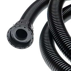 vhbw Tuyau d'aspirateur 2,7m avec raccord circulaire 32mm compatible avec Numatic Henry Eco Plus NRP420-11, HDX201 A2, HET200 aspirateur -noir