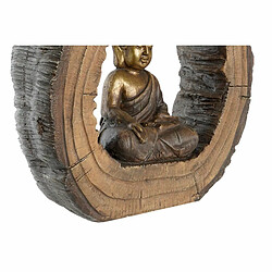 Acheter Figurine Décorative DKD Home Decor 40 x 13 x 40 cm Doré Marron Buda Oriental (2 Unités)