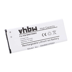 Batterie vhbw 3000mAh (3.85V) pour téléphone, Smartphone Samsung Galaxy Note 4, SM-N9100, SM-N9106W, SM-N9109W, SM-N910F.Remplace batterie EB-BN916BBC