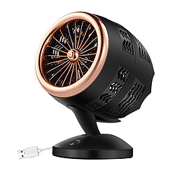 Ventilateur De Refroidissement De Table Circulateur D'air USB Mini Dortoir Silencieux De Voyage En Plein Air Doré