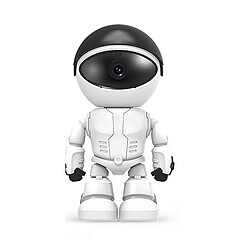 Totalcadeau Robot avec caméra espion de surveillance wifi 1080P vision infrarouge