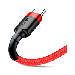 Baseus Cafule Cable de Datos USB-A a USB-C 2A 2m Rojo pas cher