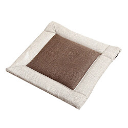 lin tatami salle à manger chaise coussin siège coussin oreiller décor à la maison brun 45 cm