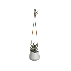 Present Time Cache-pot design suspendu small Skittlie - H. 66 cm - Blanc