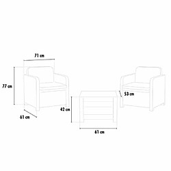 Avis Grand Soleil Salon pour exterieur jardin Fauteuils Gr