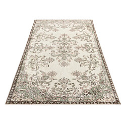 Vidal Tapis de laine 208x114 beige Ultra Vintage pas cher