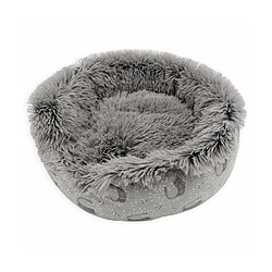 AIME Corbeille Fourrure Ronde pour Chat/Petit Chien, Confort Poils Longs Extra Doux, Taille S Diam. 45 cm