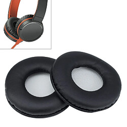 Wewoo Coussinets Mousse Étui de protection pour casque en éponge avec une paire Sony MDR-ZX600 ZX660 Noir