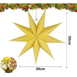 Avis Universal (Jaune) décoration d'étoiles suspendues pour Noël, bricolage de fête de Noël, orange