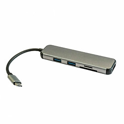 Hub USB 3GO HUB2UCRH Gris