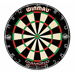 Winmau Diamond Plus Tournament Bristle Dartboard with Staple-Free Bullseye for Higher Scores and Fewer Bounce-Outs