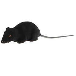 réaliste souris statue émulation animal modèle enfants jouet éducatif noir