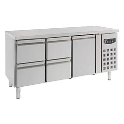 Table Réfrigérée Professionnelle 4 Tiroirs et 1 Porte - 417 L - Combisteel