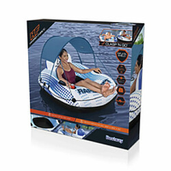 Acheter Bestway Bouée Gonflable avec Poignées Rapid Rider avec Parasoleil D137 cm Plage et Piscine 43725