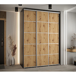 Abiks Meble Armoire DAVOS 4 À Portes Coulissantes 235,2/180/60 3 Portes