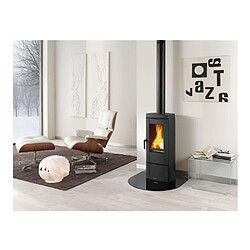 La Nordica Extraflame Poêle à bois 6.2kw noir - 7119301 - NORDICA EXTRAFLAME pas cher