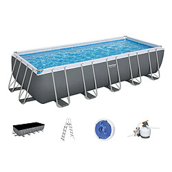 Avis Piscine tubulaire Power Steel rectangulaire 6,40 x 2,74 x 1,32 m - Bestway