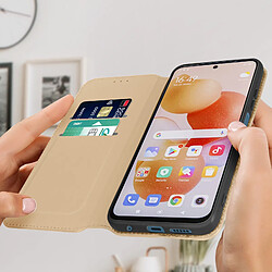 Avis Avizar Étui Folio pour Xiaomi Redmi Note 11 Pro 5G avec Porte-carte Support Vidéo or