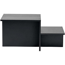 Avis Hanah Home Table basse en aggloméré 80 x 40 x 40 cm Harmony noir.