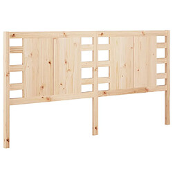 vidaXL Tête de lit 156x4x100 cm Bois massif de pin