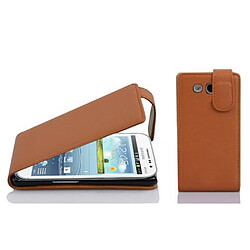 Cadorabo Coque Samsung Galaxy WIN Etui en Marron