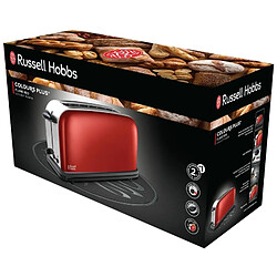 Grille-pains 1 fente 1000w rouge - 21391-56 - RUSSELL HOBBS