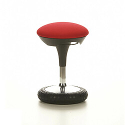 Avis Topstar Siège wellness / tabouret SITNESS 20, tissu rouge, chromé