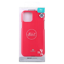 Acheter Wewoo Coque Souple JELLY TPU anti-choc et anti-rayures pour iPhone 11 Pro Rose Rouge