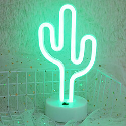 Yonis Veilleuse Cactus Néon LED Fête Chambre Fête