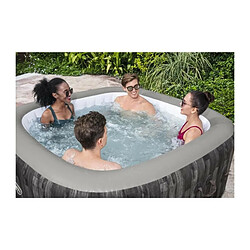 Avis BESTWAY Spa gonflable Majorca Hydrojet ProTM - 4 a 6 personnes - Carre - 140 jets dair - 8 jets deau - 180 x 71 cm