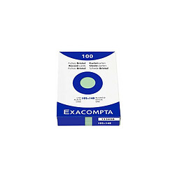 EXACOMPTA Fiches bristol, A6, quadrillé, assorti ()