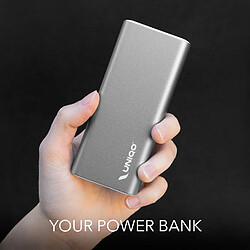 SANAG Powerbank 10000 Mah Pour Android, Iphone 15/14/13 Et Plus, 2 Sorties Usb, Entrée Usb-C Et Micro Usb, 4 Led D'État, Câble De Chargement Inclus, Boîtier En Aluminium Satiné Argenté