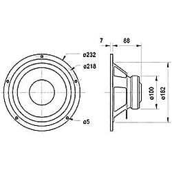 Alpexe VS-W200S/8 - Haut-parleur (4007540090306)