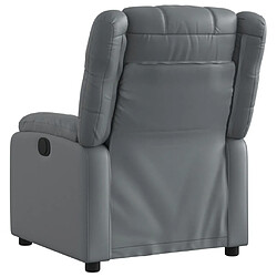 Acheter Maison Chic Fauteuil Relax pour salon, Fauteuil inclinable électrique Gris Similicuir -GKD57828