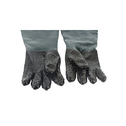 Varanmotors NESBGS-01 2 Gants de protection pour cabine de sablage, gants pour sableuse, 51x24cm pas cher