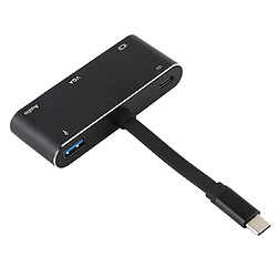 Avis Wewoo V126 UCB-C / Type-C Mâle vers PD + HDMI + VGA + Audio + USB 3.0 Femelle 5 en 1 Convertisseur