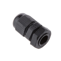 Acheter 10pcs plastique noir IP68 étanche PG7 étoupe Range Connector 3-6.5mm