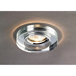 Inspired Encastré Downlight Deep Round Rim Only Clear, nécessite 100035310 pour compléter l'article