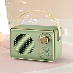 Acheter General Haut-parleur Bluetooth rétro, mini haut-parleur mignon avec radio FM, amélioration des basses, volume fort, connexion sans fil Bluetooth 5.0, carte TF, décor vintage, cadeaux pour filles (rose)