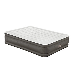 Matelas Gonflable Bestway Tough Guard 203x152x46 cm Pompe Gonflage Intégrée|Supporte Jusqu'à 350Kg|Taille Queen|Sac de Rangement