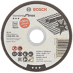 Bosch Disque à tronçonner Standard pour Inox - Rapido