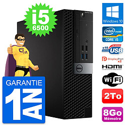 PC Dell OptiPlex 7040 SFF Intel i5-6500 RAM 8Go Disque 2To HDMI Windows 10 Wifi - Occasion