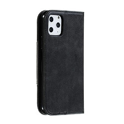 Avis Wewoo Coque Pour iPhone 11 Pro Épissage Couleur Magnétique Ourlet Étui en cuir à rabat avec support et fentes cartes Noir