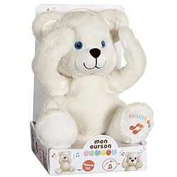 Gipsy - 70572 - Peluche À Fonction - Ourson Coucou - 25 Cm