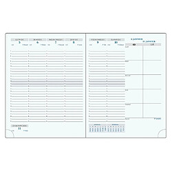 Agenda Exacompta Horizons 27 Classique semainier Noir - Année 2022 - 21 x 27 cm