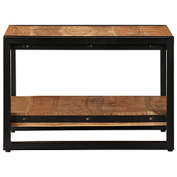 Avis Maison Chic Table basse,Table Console Table d'appoint, Table pour salon 60 x 60 x 40 cm Bois d'acacia massif -MN38670