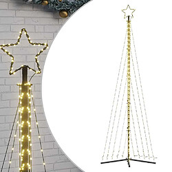 vidaXL Guirlande de sapin de Noël 495 LED blanc chaud 300 cm