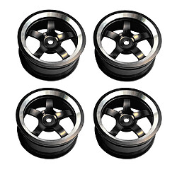 Avis Jante De Roue En Métal 4pc Pour MN86KS MN86 MN 1/12 Pièces De Mise à Niveau De Camion De Voiture RC Noir